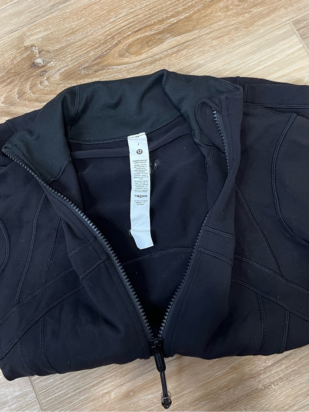 Lululemon Define Women’s Black Zip-Front Jacket Size 2 - Picture 4 of 5